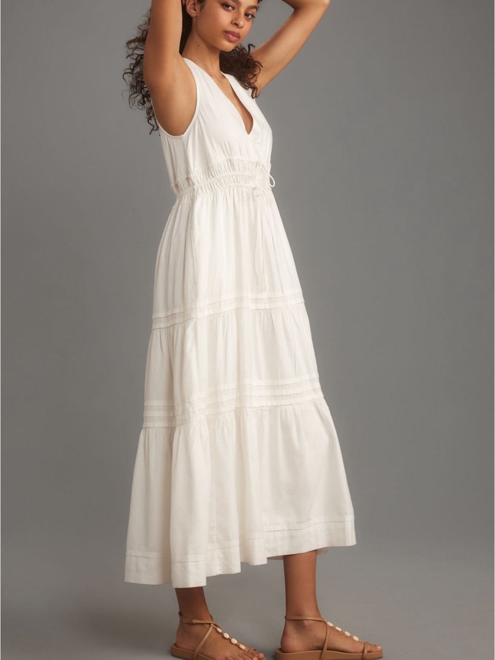Somerset Linen Sleeveless Maxi Dress